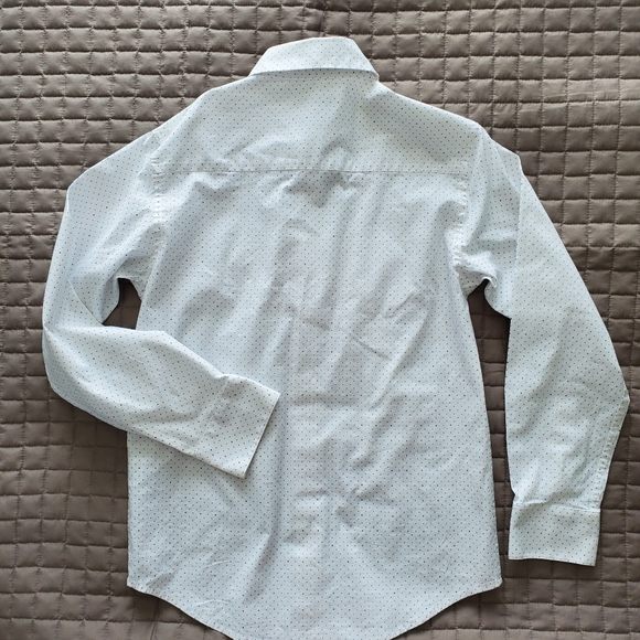 Calvin Klein Button-Down Long Sleeves Shirt, Boys, Size 10 Regular - Picture 6 of 9